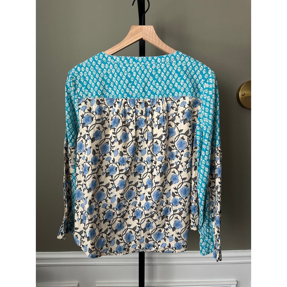 Sundance Women’s Floral Printed Explorer Top Size Petite Medium - Picture 7 of 7